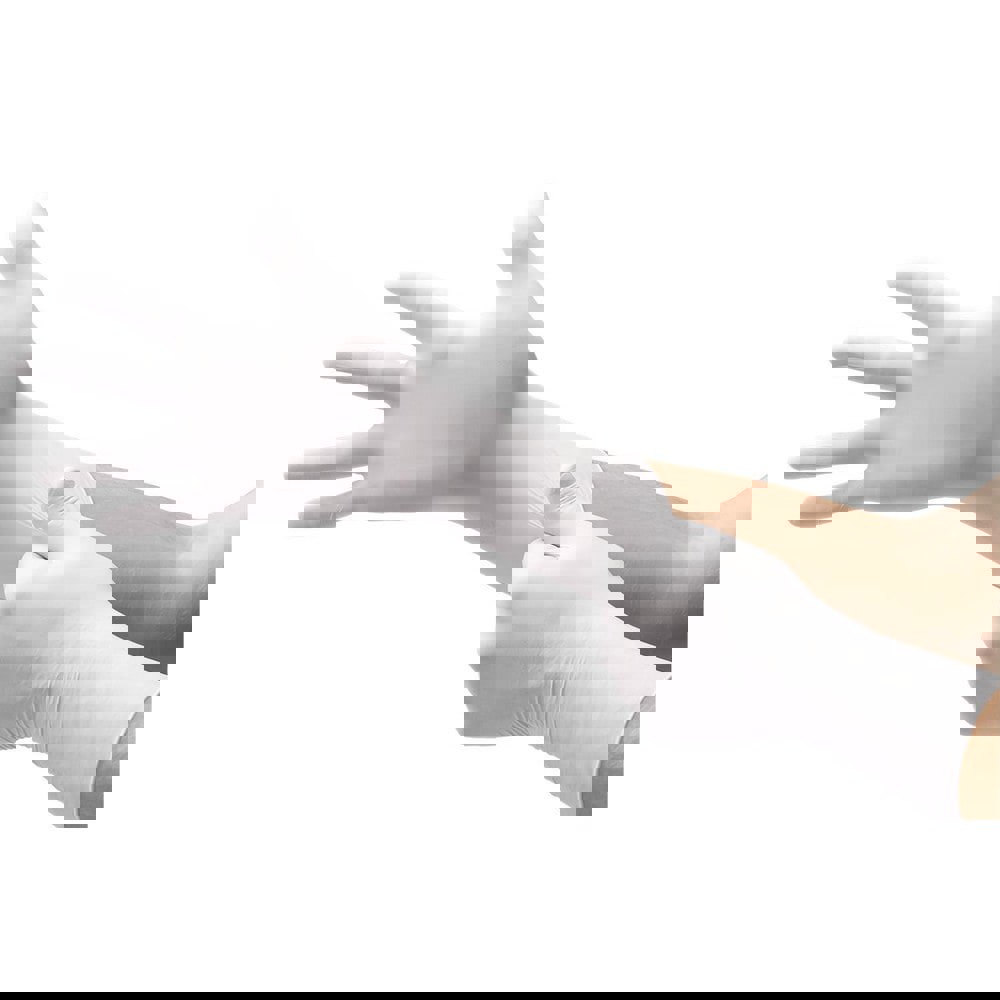 Series TouchNTuff Disposable Gloves: Size 7, 8.26 mil, Synthetic Polymer-Coated Latex, Cleanroom Grade, Unpowdered